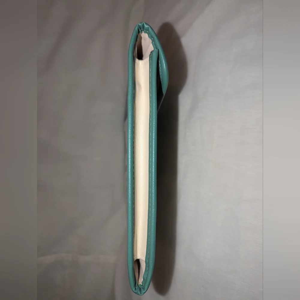Starbucks Monstera Leaves Clutch Pouch Limited Edition RARE Thailand Green Tan